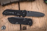 Benchmade Triage Black G10 3.4" Blunt Tip Black Serrated 916SBK