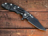 Rick Hinderer Knives XM-18 3.5? Bowie-Battle Black-OD Green/Black G10 RHK-40