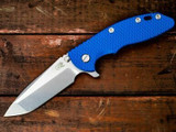 Rick Hinderer Knives XM-18 3.5? Spanto-Stonewash Blue-Blue G10 RHK-61
