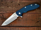 Rick Hinderer Knives XM-18 3.5? Spanto-Stonewash-Blue/Black G10 RHK-74