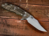 Rick Hinderer Knives XM-18 3.5? Bowie-Battle Bronze-Black/OD Green G10 RHK-111