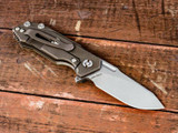 Rick Hinderer Knives Halftrack-Slicer-Battle Bronze-OD Green G10 RHK-254