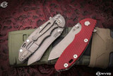 Rick Hinderer Knives XM-18 Red G10 Skinner 3" Working Finish