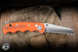 Spyderco Autonomy Automatic Folding Knife Orange G10 3.5" H-1 Serrated C165GSOR