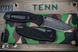 Kershaw Blur Assisted Folding Knife Black Aluminum/Trac-Tec Inserts 3.4"14C28N Recurve BlackWash 1670BW