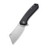 CIVIVI Ortis Flipper Knife Black Fiber-glass Reinforced Nylon Handle (3.25" Satin 9Cr18MoV) C2013B