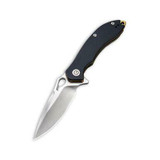 CIVIVI Aquila Flipper Knife Black G10 Handle (3.45'' Satin Japanese VG-10) C805F