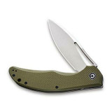 CIVIVI Vexer Flipper Knife OD Green Coarse G10 Handle (3.96'' Satin D2) C915A