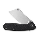 CIVIVI Mastodon Flipper Knife Black G10 3.83" Stonewashed Cleaver C2012C