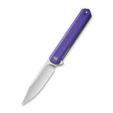 CIVIVI Chronic Flipper Knife Purple G10 Handle (3.22" Satin 9Cr18MoV) C917D