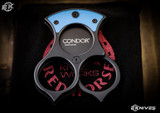 Red Horse Knife Works "Condor" Cigar Cutter Blue Inlay M390 PVD