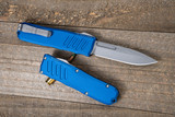 Guardian Tactical RECON-035 OTF Automatic Knife Blue 3.3" Drop Point Stonewash 94511