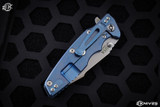 Rick Hinderer Knives Eklipse Black/Blue Stonewash 3.5″ Harpoon Spanto