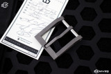 Blackside Customs Modular Belt Buckle Titanium Grey Matter