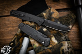 Benchmade Mediator Automatic Folding Knife Black G10 3.3" Black Reverse Tanto 8551BK