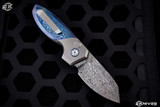 Alliance Designs "Mini Slim Pickins" ZircuTi 2.8" Damasteel Blade