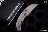 McNees Custom Microhawk Titanium 2" Hawkbill Satin NCKS2021