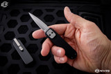 D Rocket Designs/ARS '007" OTF Automatic 2' Stonewash Dagger (2021 Blade Show)