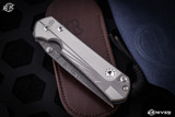 Chris Reeve Knives, Small Sebenza 31 Unique Graphic 3" Ladder Damascus Drop Point 1404