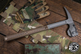 RMJ Tactical "Snuggles" Warhammer Tomahawk Hyena Brown G10, Tungsten 18" Overall