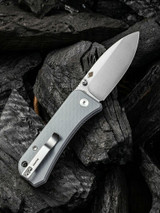 WE Knife Banter Liner Lock Knife Gray G10 2.9" S35VN Stonewash 2004E