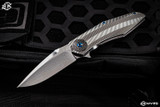 Steve Skiff Accomplice Anodized 3.5" Damacor High Polish Blade (2021 USN Show)