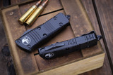 Microtech Mini Troodon OTF Automatic Cali Legal Knife 1.9" Dagger Black 238-1T