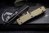 Microtech Ultratech USN G10 Green OTF 3.4" Black Dagger (USN G12 Show #92)