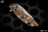 Rick Hinderer Knives XM-18 Black G10/Bronze Stonewash 3.5″ Skinny Harpoon Spanto