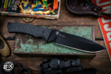 Spartan Blades Damysus Fixed Blade Knife Black Micarta 5.5" Drop Point Black