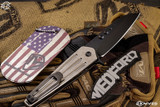 Medford Nosferatu Manual Gray Titanium Button Lock 3.5" PVD