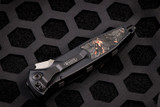 Microtech Socom Elite Fat Carbon/Copper Inlay Auto Black 4" 160A-1T (Preowned)