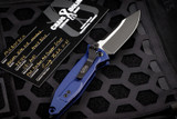 Microtech Socom Elite Navy Fat Carbon/Copper Inlay 4" Black 160-1NA (Preowned)