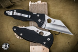 Spyderco Yojimbo 2 Folding Knife Black G10 3.2" S30V Wharncliffe Satin C85GP2
