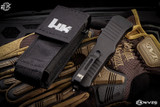 HK Knives Incursion Tritium Aluminum OTF Automatic Knife 3.9" Bayonet Black 54095