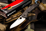 Spyderco SpydieChef Glow Carbon Fiber/Titanium Frame Lock Knife 3.3" Satin (Preowned)