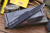 Guardian Tactical RECON-035 Black OTF 3.3" Drop Point Black Tactical 93111 (Preowned)