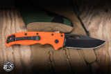 Demko Knives AD20.5 Shark Lock Folding Knife Orange Grivory 3" AUS-10A Clip Point