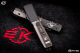 Microtech Ultratech "Blade Show Texas" OTF Automatic Knife 3.4" Dagger DLC 122-1DLCTX