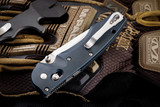 Benchmade Large Emissary Blue 3.5 AXIS-Assist Knife (3.45" Satin) 477