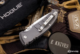 Hogue Knives A01 Microswitch Automatic Knife Grey 2.75" Drop Point Stonewash 24112