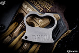 Red Horse Knife Works BAD APPLE Titanium Stonewash “Tactical Bottle Opener”