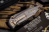 Marfione Custom Socom Elite "Warcom" Titanium Fallout Finish 4"