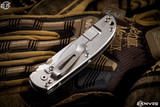 Rick Hinderer Knives FireTac Spanto Folding Knife Grey/Black G10 3.6" Stonewash