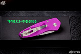 ProTech Sprint Automatic Folding Knife Purple 1.9" S35VN Stonewash 2905-PURPLE