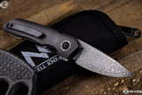 Chad Nell Gent Flipper Black Camo Carbon Fiber, Nebula Damascus