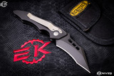 Microtech Vector Automatic Black Folding Knife 4" Black Hawkbill (Vintage 1999)