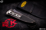 Microtech Socom Elite Black Automatic Folding Knife 4" Black Clip Point