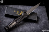 Piranha Rated R OTF Automatic Knife Black Tactical 3.5" Clip Point Black P19-BKT