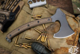 RMJ Tactical "Berserker" Tomahawk Hyena Brown G10 15" Tungsten Cerakote